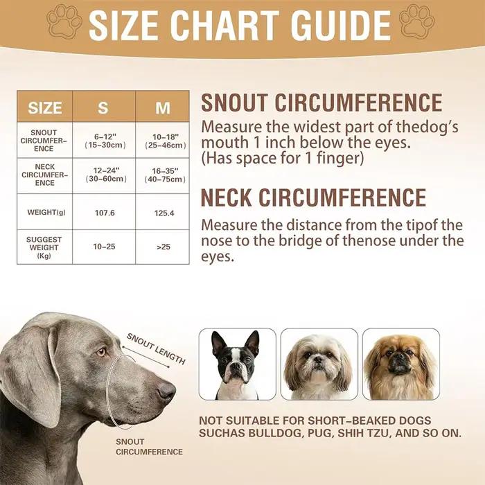 Muselières tactiques réfléchissantes pour chiens de taille moyenne et grande