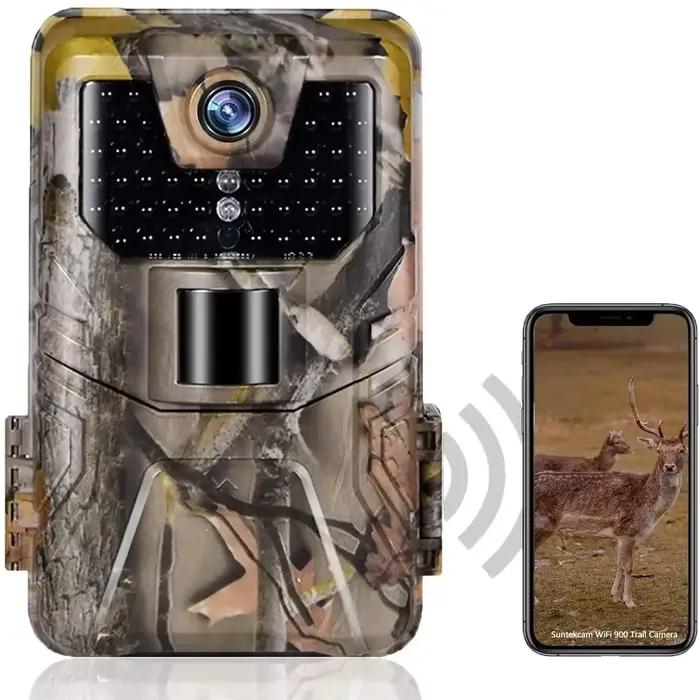 Caméras de chasse Wifi 4k en plein air, 940nm, application de Surveillance sans fil, contrôle Blueto