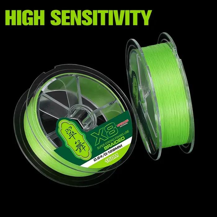 TSURINOYA 300M 150M 100M 8 tissages PE ligne de pêche H8 coulée Ultra-longue 8 brins tressé ligne Mu