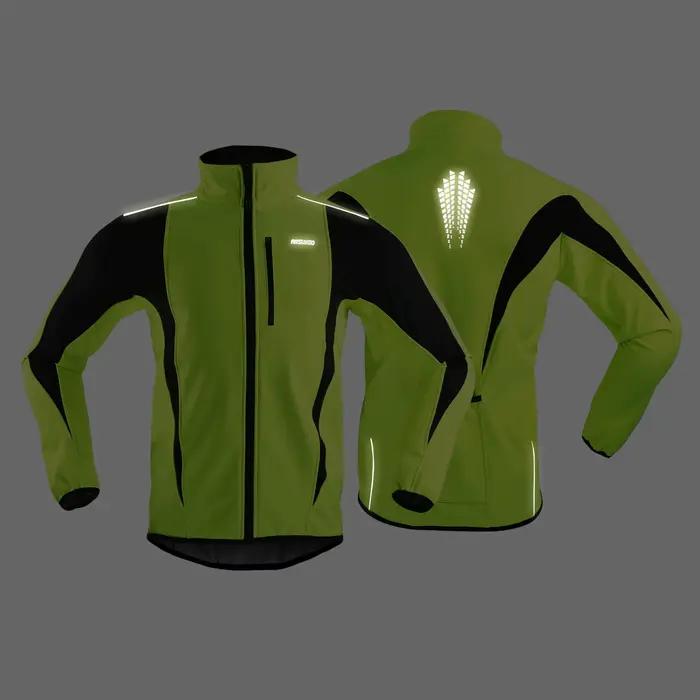 ARSUXEO hommes hiver veste de cyclisme thermique polaire Softshell coupe-vent imperméable respirant
