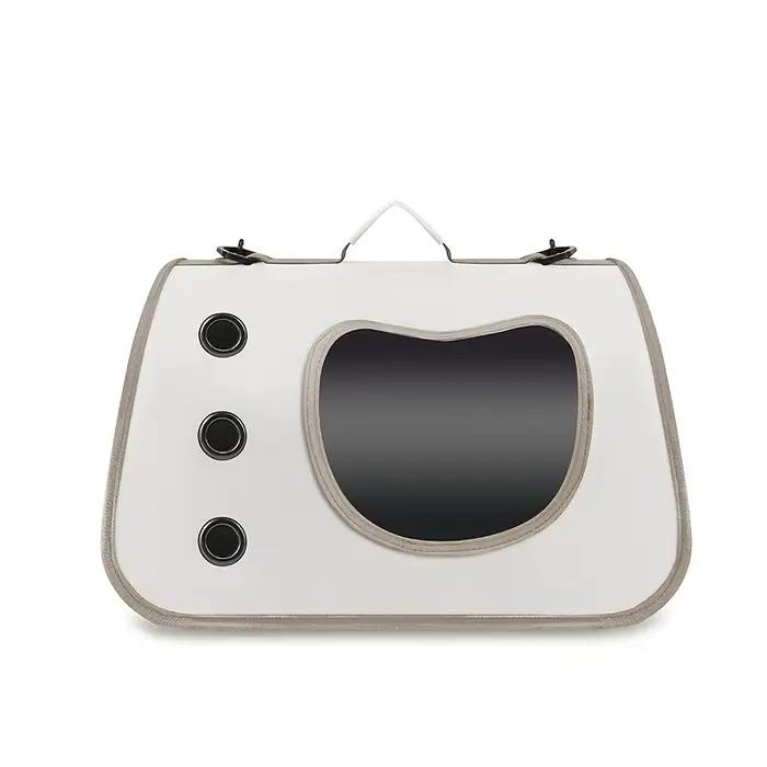 Sac de transport portable pour petits chiens et chats, sac pliable pour chat d'extérieur, sac à band