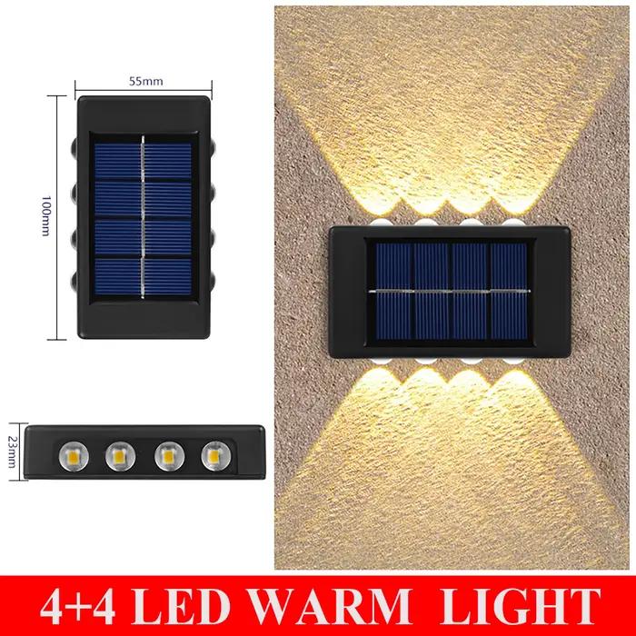 Applique Murale Solaire à 10LED pour l'Extérieur