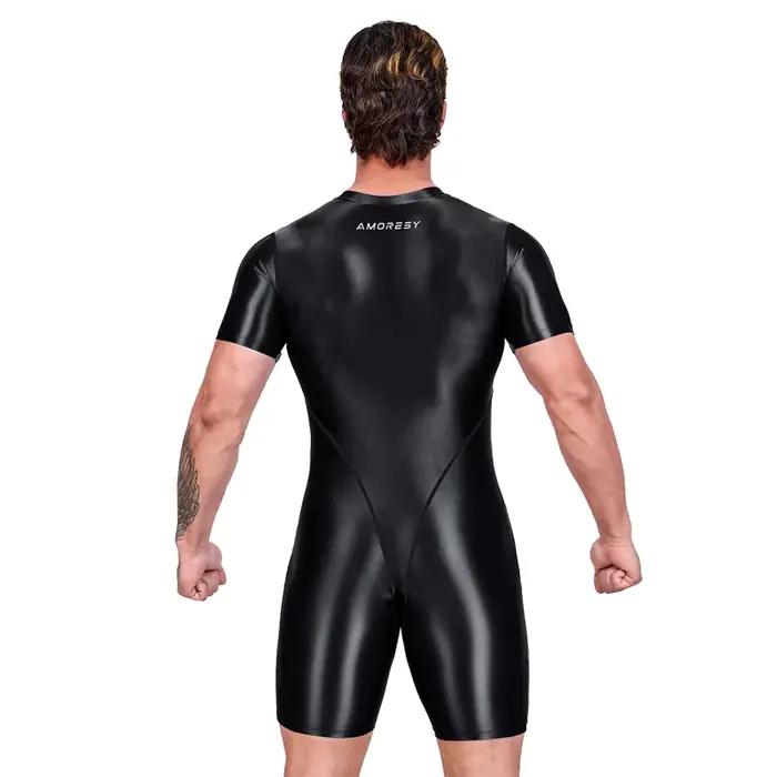 AMORESY Sexy Gloss hommes sport body huileux cyclisme, natation, fitness, course à pied loisirs bril