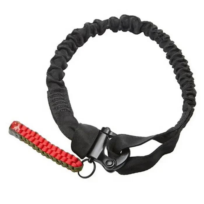 Élingue de sécurité militaire en nylon robuste pour fusil, lanière de protection tactique à dégagement rapide pour chasse en plein air