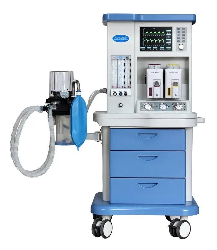 Appareil d'anesthésie vétérinaire HF pour utilisation vétérinaire, appareil d'anesthésie sur chariot