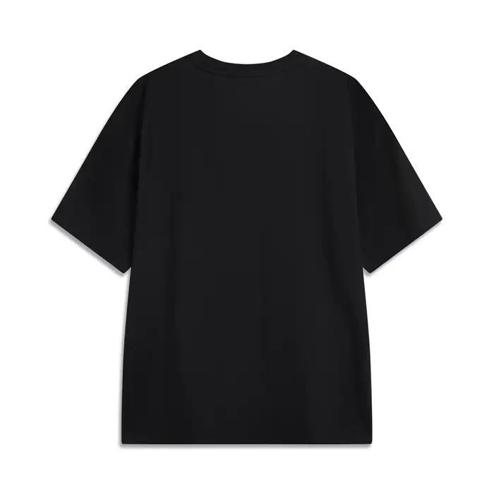 Li-ning T-Shirt de Style sportif pour hommes 75% coton 25% Polyester coupe régulière doublure confor