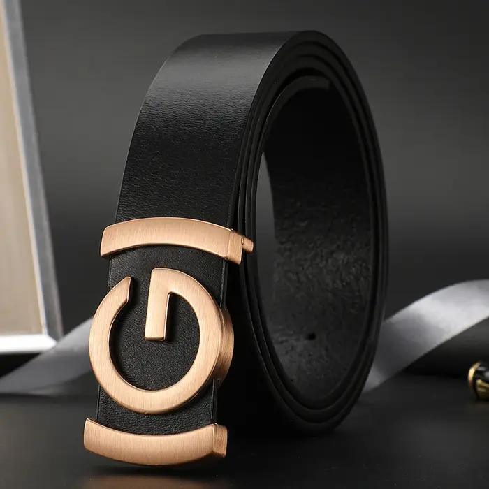 Haute qualité 34mm travail affaires sangle hommes hommes ceintures boucle en métal marque ceinture e