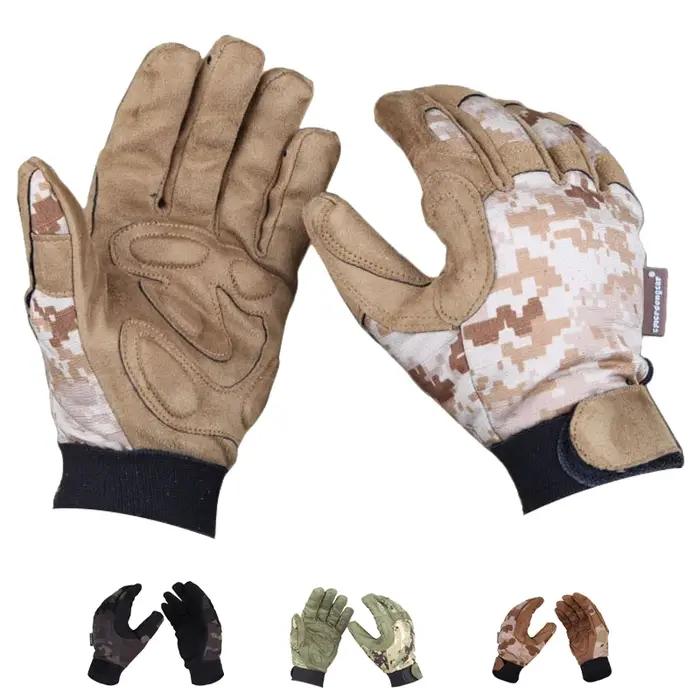 Gants camouflage tactiques Emersongear pleine main - Léger protection main chasse pêche randonnée