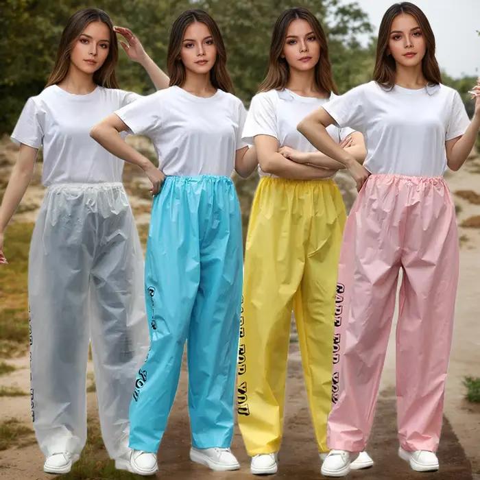 Nouvelles pantalons de pluie imprimées