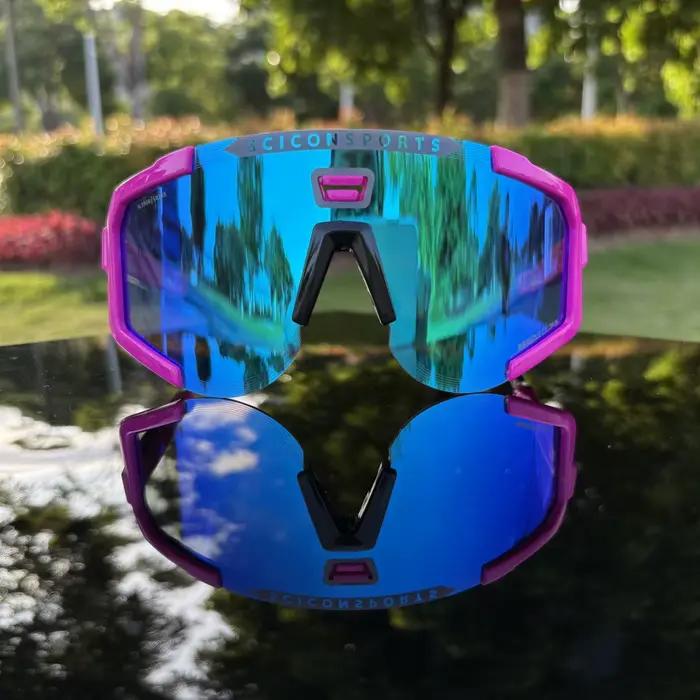 Lunettes photochromiques VTT et chasse - Verres UV400 adaptatifs pour randonnée cynégétique et camping