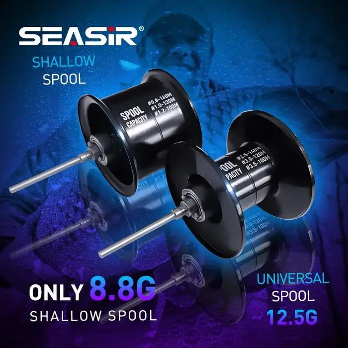 SEASIR Cast-X Baitcasting moulinet 7.3:1 HS rapport de vitesse aluminium Double bobine carbone poign