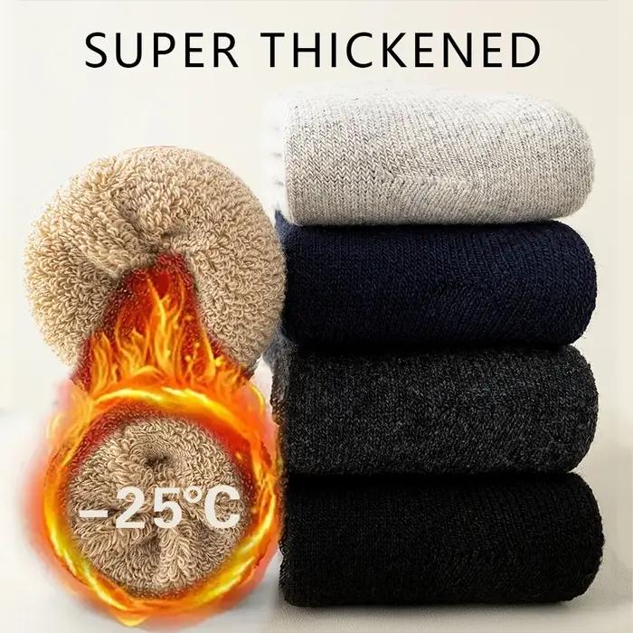 Chaussettes hiver ultra-épaisses pour chasse - Isolation extrême froid et neige pour bottes montantes