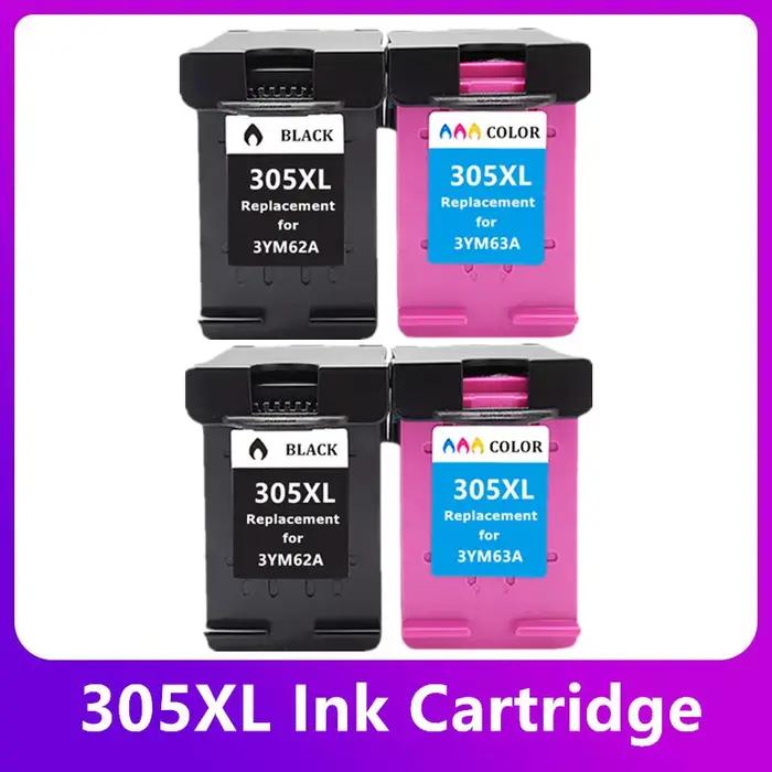 Cartouche d'encre de remplacement 305XL pour imprimante HP DeskJet 305 305 XL 2700 2710 2721 2722 4120 4110 4130 1210 6010