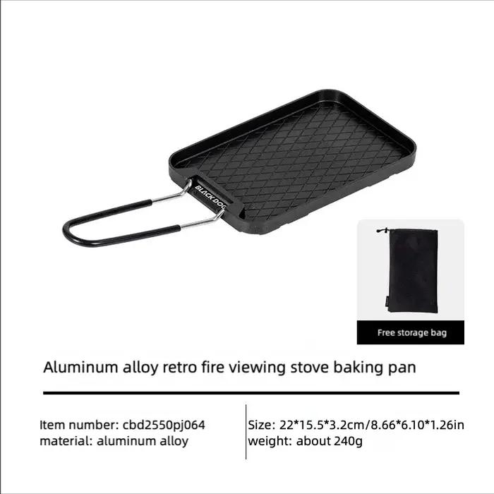 BLACKDOG Mini poêle de visualisation d'incendie rétro cuisinière d'affichage de table cuisinière ext