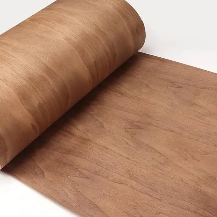 Placage en bois naturel noyer noir pour décoration intérieure cave à vin panneau mural meuble personnalisé élégance et authenticité