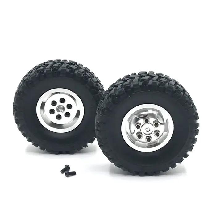 Pneus de roue roues de rallye pour MN MN78 MN82 1/12 LC79 MN D90 D91 D96 99S WPL 1/16 C14 C24 2 pièces
