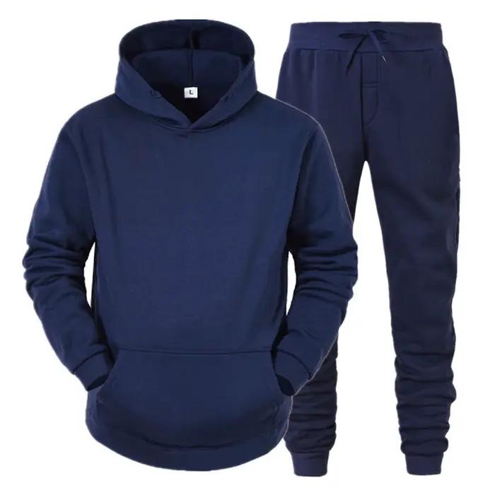 Sweat-shirt à capuche et pantalons pour hommes, survêtement décontracté, vêtements de sport, automne