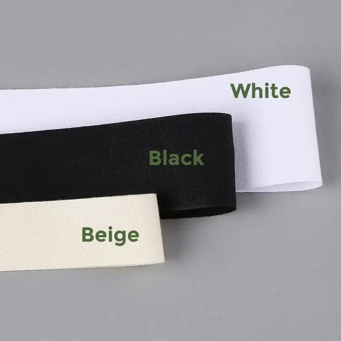 Étiquette en coton personnalisée 30x60mm pour vêtements chaussures et sacs lavable durable et élégante pour occasions spéciales cadeaux d'anniversaire et style unique