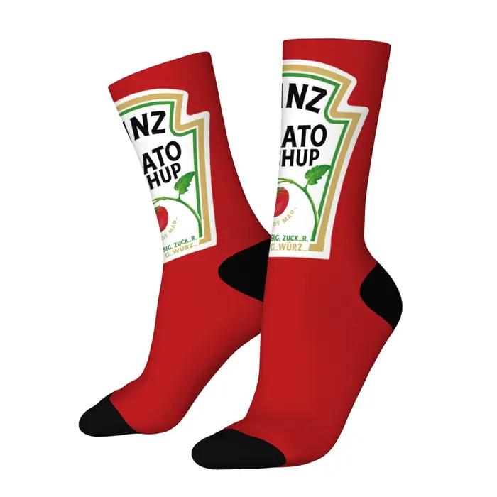Chaussettes motif tomate ketchup chasse humour - Confort sport outdoor