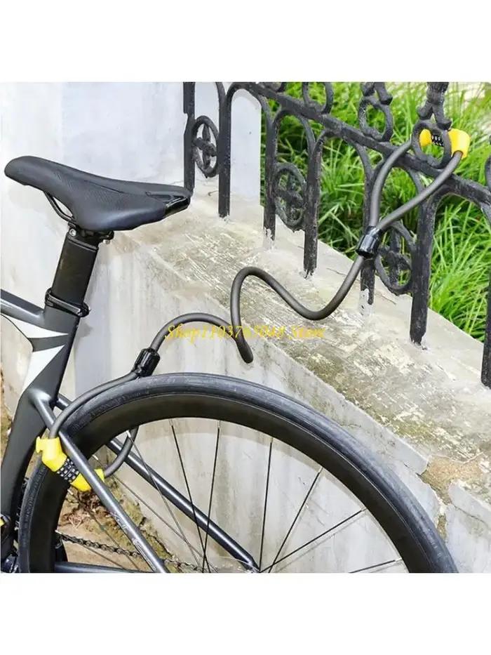 R53E Antitheft Bicycles verrouillage du câble Double tête