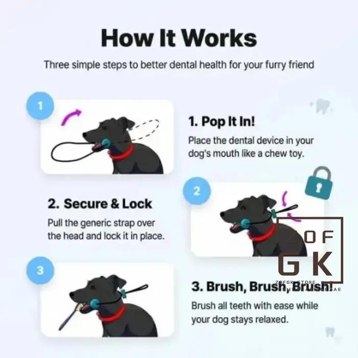 Jouet de brossage dentaire pour chien avec ventouse et corde à tirer