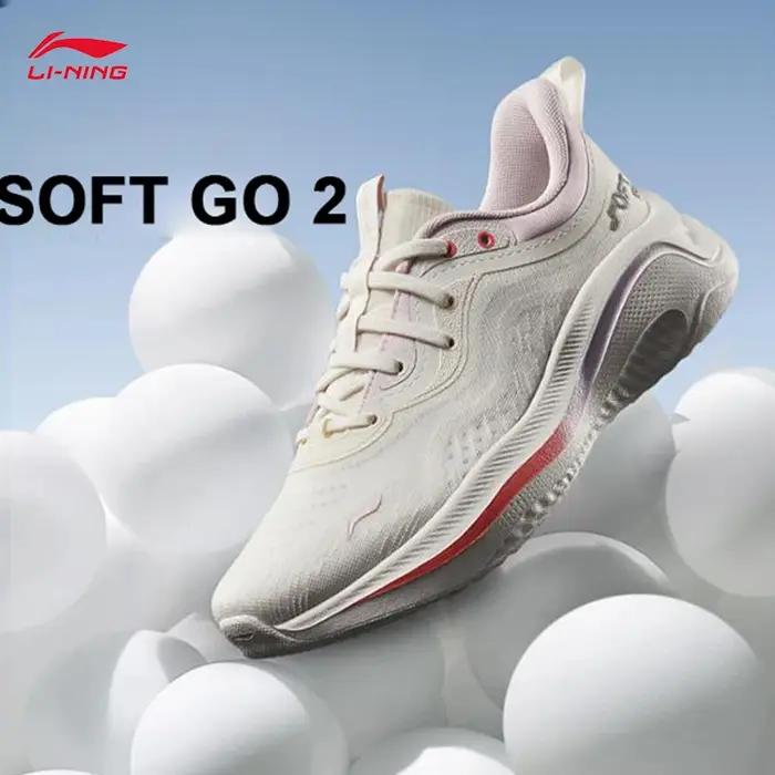 LI-NING SOFT GO 2 WMS femmes doux confortable chaussures décontractées à la mode respirant sport cha