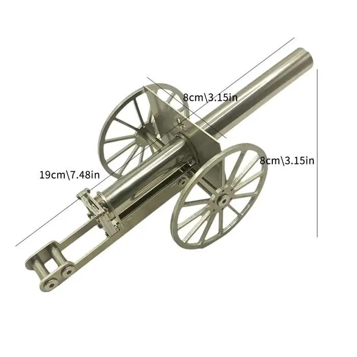 Ornement de corps de canon d'artillerie de pétard, modèle militaire, Arsenal de guerre civile, canon italien, ornement de jouet
