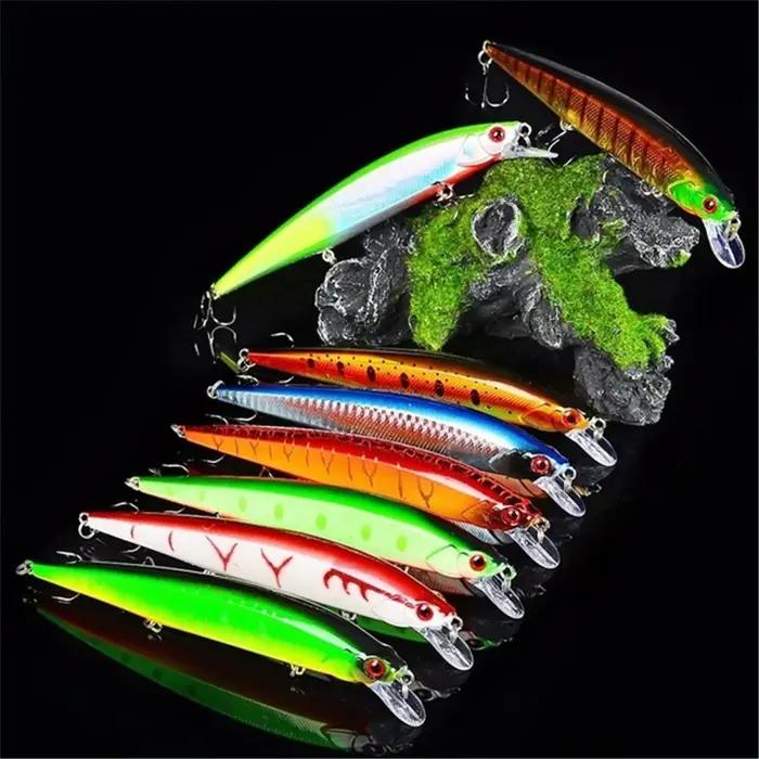 1 pièces leurre de pêche Wobbler réaliste yeux 3D 14 cm/18.5g vairon appât dur artificiel matériel d