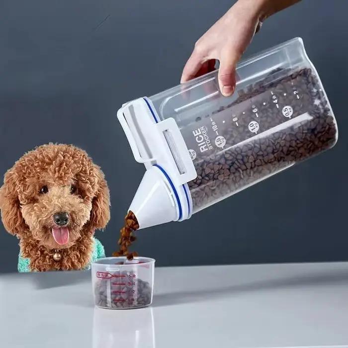Récipient de stockage d'aliments pour animaux de compagnie de qualité supérieure avec joint hermétique