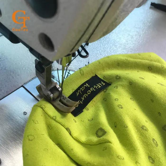 Étiquettes tissées avec logo personnalisé pour vêtements