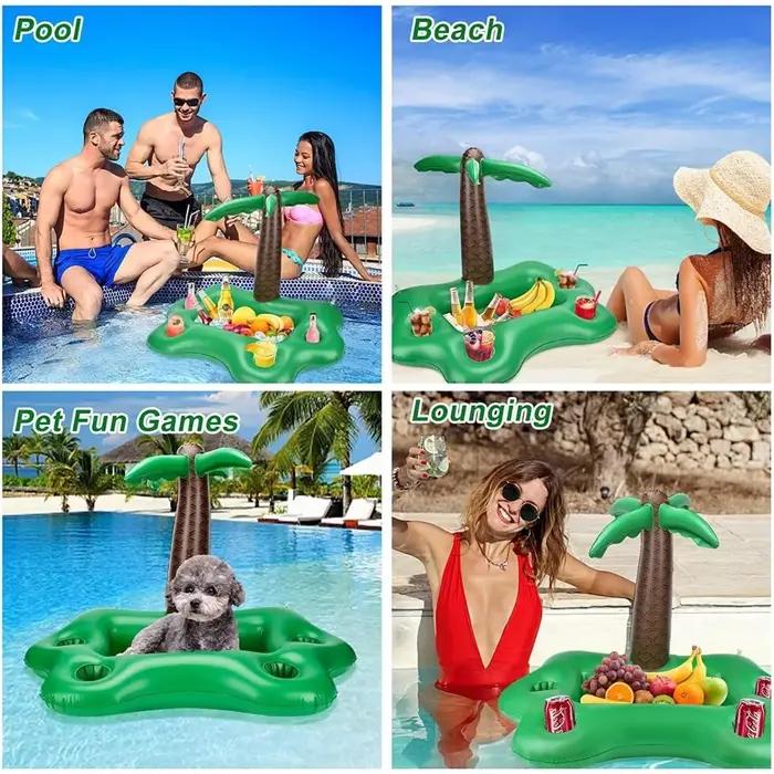 Flotteur gonflable multi-rôle pour piscine de chien