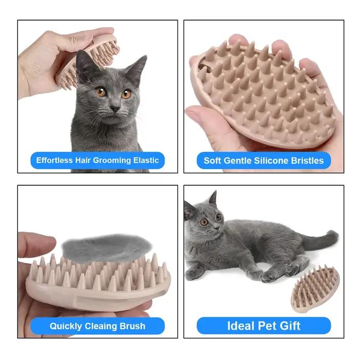 Rapidly Books-Brosse de massage pour animaux de compagnie