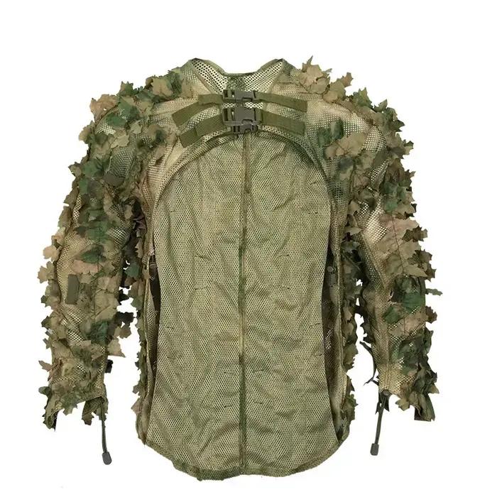 Hommes femmes Ghillie costume chasseur Camouflage vêtements Robe chasse