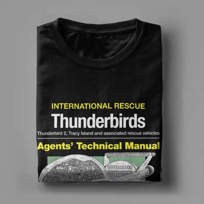 Créatif Thunderbird 2 Firefly Agents manuel technique T-Shirt hommes col rond 100% coton