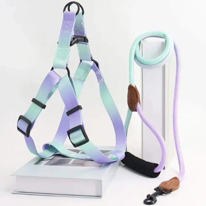 Poitrine pour chien harnais pour chiens petit chien laisse fournitures pour animaux de compagnie chiot accessoires colliers harnais laisses collier pour animaux de compagnie