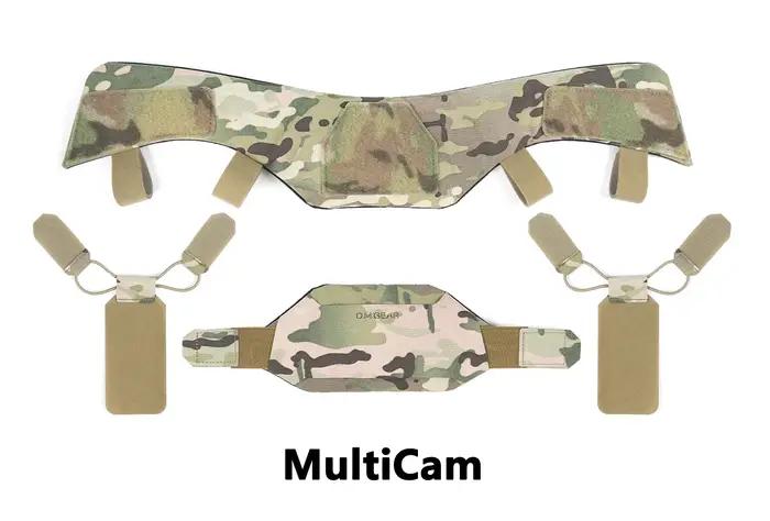 Protège-cou tactique DMGear pour gilet de chasse - Collier de protection équipement airsoft et camping