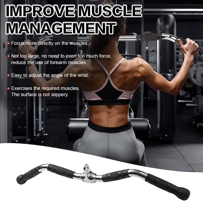 Barre de traction en acier épais avec poignée antidérapante pour entraînement en force homme et femme salle de sport et maison occasionnels cadeaux pour athlètes