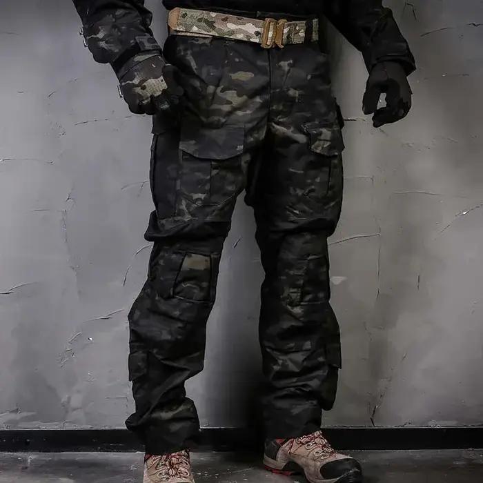 Pantalon tactique chasse AUKU G3 camouflage multicam imperméable pour tir entraînement et duty homme