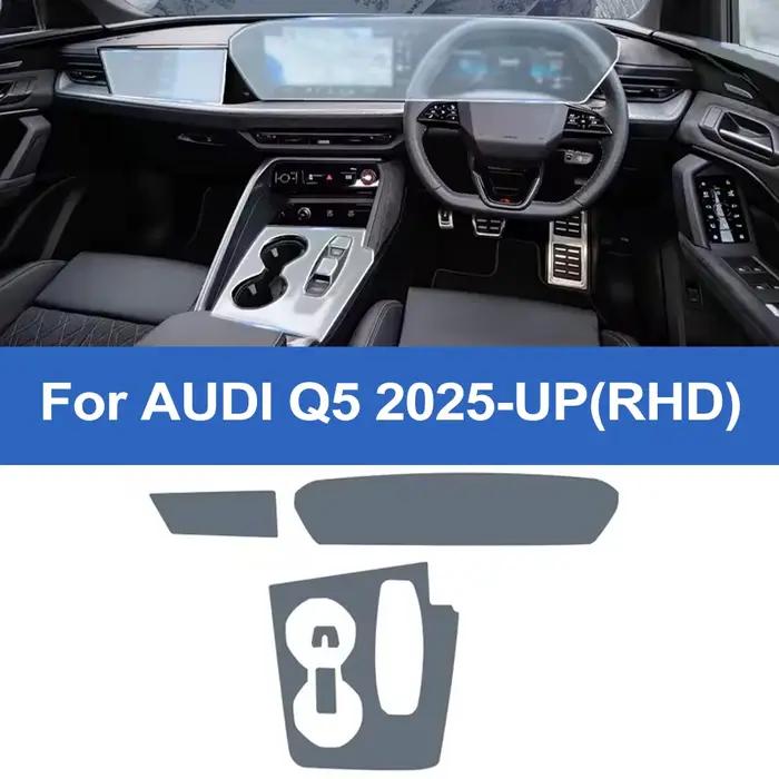 Protection de Console centrale intérieure de voiture, couverture prédécoupée pour Audi Q5 2025 – 202