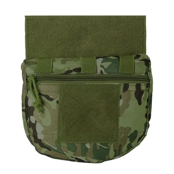 Sacoche poitrine multifonction MOLLE pour accessoires chasse pêche randonnée équipement tactique