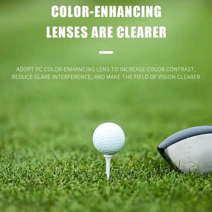 Lunettes de détection de balles de golf professionnelles pour hommes et femmes avec boîte de rangement large champ de vision pour golf occasions spéciales