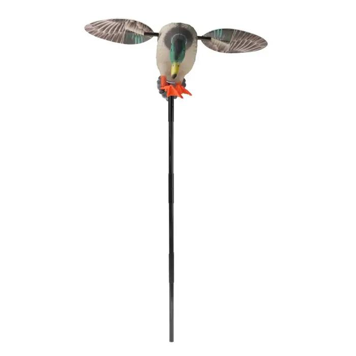 Leurre canard colvert électrique télécommandé - Appât 3D réaliste volant - Chasse au gibier d'eau