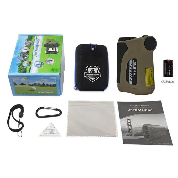 Télémètre laser monoculaire haute précision pour chasse, golf et activités extérieures 2000mètres de plage de mesure 6x grossissement 5 modes de mesure