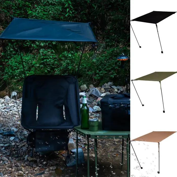 Chaise de Camping auvent chaise de plage auvent ombre robuste Portable pare-soleil abri parapluie po