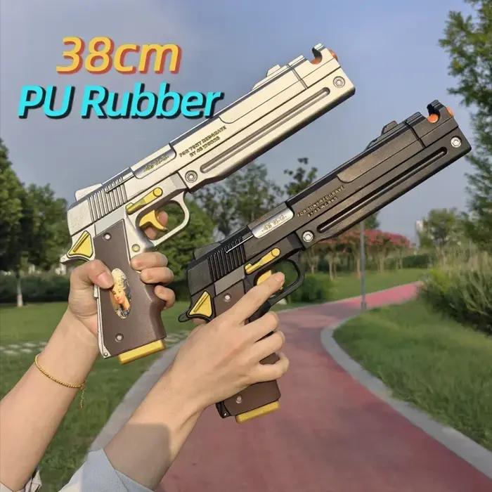 1:1 Cosplay DMC Dante Gun mis à jour Ver. Revolvers en ébène blanc ivoire