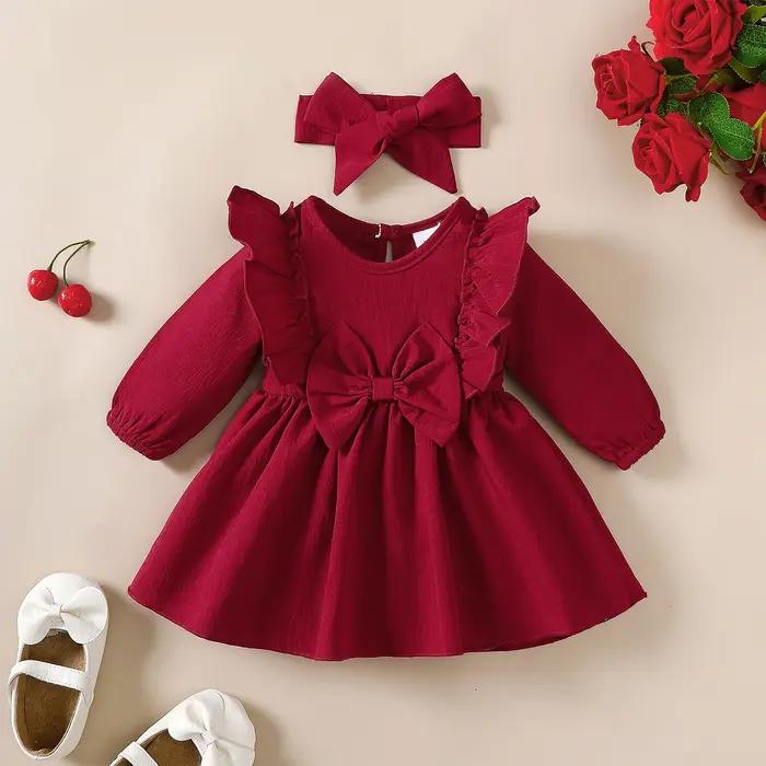 Robe d'automne pour bébé fille