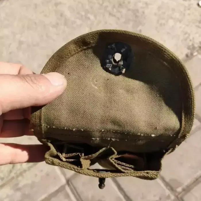 Pochette en toile Hi-Q1943 pour magazines de carabine M1/M2 souvenir de la Seconde Guerre mondiale pour collectionneurs et amoureux de l'histoire