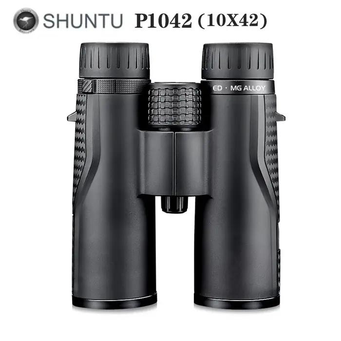 Jumelles Shuntu 8x42 10x42 ED étanches IPX7 - Optique Bak4 longue portée pour chasse et camping
