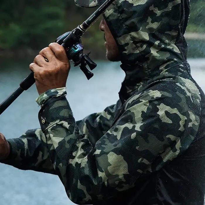 HISTAR-Imperméable de pêche de type long, imperméable et léger, matériau de gril Oxford, tissu TPU s