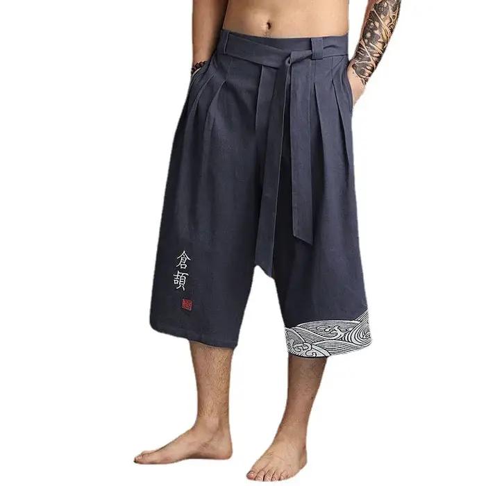 Pantalon traditionnel Kimono japonais pour hommes